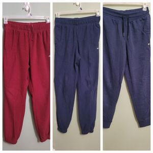 Mens Jogger Pants Set - Red and Blue